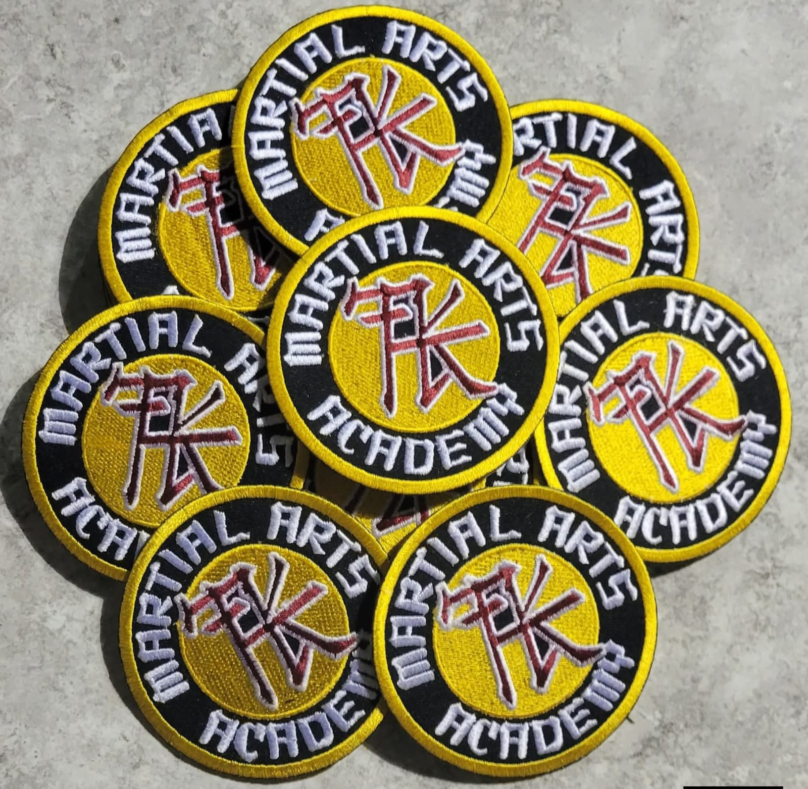 Custom embroidered patch artwork